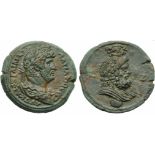 Hadrian (117-138), Drachm, Egypt: Alexandria, Year 17, 132-133 AD ; AE (g 23,26; mm 34; h 12); AYT