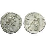 Antoninus Pius (138-161), Denarius, Rome, AD 140-143; AR (g 3,65; mm 23; h 6); ANTONINVS AVG PI - VS