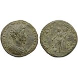 Marcus Aurelius (161-180), Sestertius, Rome, AD 164-165; AE (g 26,42; mm 32; h 12); M AVREL