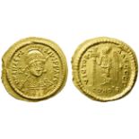 Ostrogoths, Theoderic (493-526), Solidus struck in the name of Anastasius (491-518), Rome, AD 493-
