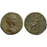 Julia Maesa (Elagabalus, 218-222), As, Rome, c. AD 218-222 ; AE (g 13,48; mm 25; h 12); IVLIA