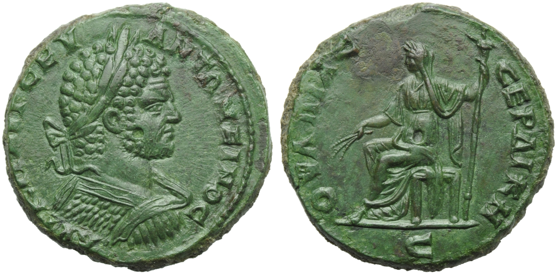 Caracalla (198-217), Bronze, Thrace: Serdica, c. AD 198-217; AE (g 17,14; mm 30; h 1); AYT K M AYP