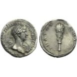 Trajan (98-117), Didrachm, Cappadocia: Caesarea, c. 112-117 AD; AR (g 6,13; mm 22; h 8); AVTOKP KAIC