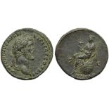 Antoninus Pius (138-161), Sestertius, Rome, AD 143-144; AE (g 26,38; mm 33; h 1); ANTONINVS AVG PI -