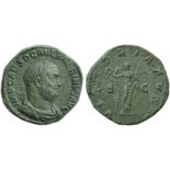 Balbinus (238), Sestertius, Rome, April - June AD 238; AE (g 24,57; mm 30; h 12); IMP CAES D CAEL