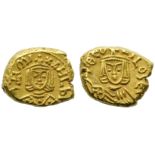 Michael II with Theophilus (820-829), Solidus, Syracuse, AD 821-829; AV (g 3,82; mm 13; h 6); MI -