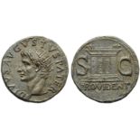 Divus Augustus (Tiberius, 14-37), As, Rome, c. AD 22-30; AE (g 11,13; mm 28; h 6); DIVVS AVGVSTVS