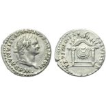 Titus (79-81), Denarius, Rome, AD 80; AR (g 3,52; mm 17; h 6); IMP TITVS CAES VESPASIAN AVG P M,