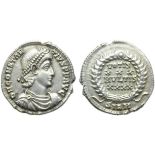 Constantius II (337-361), Siliqua, Sirmium, AD 351-355; AR (g 3,93; mm 21; h 12); D N CONSTAN - TIVS