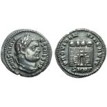 Constantius I, as Caesar (Maximian Herculius, 286-310), Argenteus, Nicomedia, c. AD 295-296; AR (g