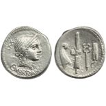 C. Norbanus, Denarius, Rome, 83 BC; AR (g 3,77; mm 18; h 12); Head of Venus r.; below, C NORBANVS;