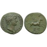 Hadrian (117-138), Dupondius, Rome, AD 125-128; AE (g 12,25; mm 26; h 6); HADRIANVS - AVGVSTVS,