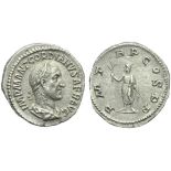 Gordian I (238), Denarius, Rome, March - April AD 238; AR (g 3,28; mm 29; h 7); IMP M ANT