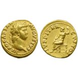 Nero (54-68), Aureus, Rome, c. AD 64-65; AV (g 7,30; mm 18; h 6); NERO CAESAR - AVGVSTVS, laureate