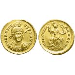 Arcadius (383-408), Solidus, Constantinople, AD 397-402; AV (g 4,50; mm 20; h 5); D N ARCADI - VS