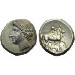 Apulia, Tarentum (Campano-Tarantine coinage), Didrachm, c. 281-228 BC; AR (g 7,45; mm 20; h 5);