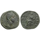 Julia Mamaea (Severus Alexander, 222-235), Sestertius, Rome, 222-235 d.C.; AE (g 16,52; mm 29; h