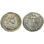 Constantius II (337-361), Reduced siliqua, Lugdunum, AD 360-361; AR (g 1,94; mm 18; h 12); D N