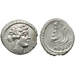 C. Vibius C.f. C.n. Pansa Caetronianus, Denarius, Rome, 48 BC; AR (g 4,06; mm 19; h 3); Head of