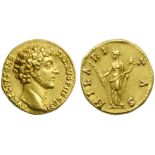 Marcus Aurelius, as Caesar (Antoninus Pius 138-161), Aureus, Rome, AD 156-157; AV (g 6,56; mm 18;