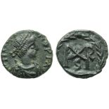 Marcian (450-457), Nummus (AE4), Nicomedia, c. AD 450-457; AE (g 1,05; mm 12; h 6); D N M[ARCIA]