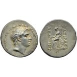 Seleucid kings of Syria, Demetrios I Soter (162-150), Tetradrachm, Antioch, c. 162-154 BC; AR (g