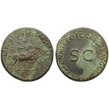 Nero and Drusus Caesares (Gaius, 37-41), Dupondius, Rome, AD 37-38; AE (g 16,31; mm 29; h 6); NERO