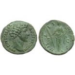 Marcus Aurelius, as Caesar (Antoninus Pius 138-161), As, Rome, AD 145; AE (g 9,43; mm 25; h 11);