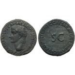 Germanicus (Gaius, 37-41), As, Rome, AD 37-38; AE (g 11,95; mm 29; h 12); GERMANICVS CAESAR TI