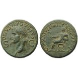 Divus Augustus (Gaius, 37-41), Dupondius, Rome, AD 37-41; AE (g 17,25; mm 29; h 6); DIVVS