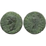 Claudius (41-54), As, Rome, AD 50-54; AE (g 11,32; mm 29; h 6); TI CLAVDIVS CAESAR AVG P M TR P