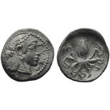 Sicily, Syracuse, Second Democracy (466-405), Litra, c. 466-460 BC; AR (g 0,67; mm 13; h 4); ?V -