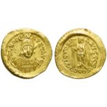 Leo I (457-474), Solidus, Constantinople, AD 457-468; AV (g 4,46; mm 21; h 6); D N LEO PE - RPET