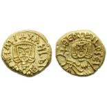 Michael II with Theophilus (820-829), Solidus, Syracuse, AD 821-829; AV (g 3,79; mm 18; h 6); MI -