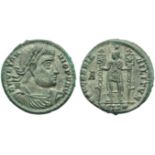 Vetranio (Usurper, 350), Nummus, Siscia, 19 March - 25 December AD 350; AE (g 5,72; mm 23; h 6); D N