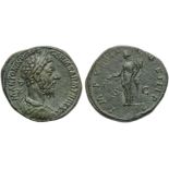 Marcus Aurelius (161-180), Sestertius, Rome, AD 177; AE (g 28,69; mm 33; h 12); M ANTONINVS AVG -