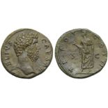 Aelius Caesar (Hadrian, 117-138), Sestertius, Rome, AD 137; AE (g 23,81; mm 30; h 6); AELIVS -
