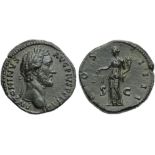 Antoninus Pius (138-161), Sestertius, Rome, AD 148-149; AE (g 23,56; mm 32; h 12); ANTONINVS AVG -
