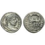 Maximianus Herculius (286-310), Argenteus, Siscia, c. AD 294; AR (g 3,41; mm 18; h 12); MAXIMIA -