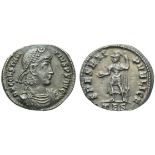 Constantius II (337-361), Reduced Siliqua, Thessalonica, AD 355-361; AR (g 2,15; mm 19; h 6); D N