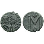 Michael II with Theophilus (820-829), Follis, Syracuse, c. AD 821-829; AE (g 3,58; mm 17; h 6); [