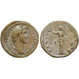 Antoninus Pius (138-161), As, Rome, AD 140-144; AE (g 9,85; mm 28; h 6); ANTONINVS AVG PI - VS P P