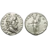 Pertinax (193), Denarius, Rome, 1 January - 28 March AD 193; AR (g 3,26; mm 16; h 6); IMP CAES P