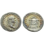 Titus (79-81), Denarius, Rome, AD 80; AR (g 3,12; mm 19; h 6); IMP TITVS CAES VESPASIAN AVG P M,