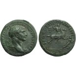 Trajan (98-117), Sestertius, Rome, AD 103-111; AE (g 28,67; mm 34; h 6); IMP CAES NERVAE TRAIANO AVG