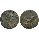 Antoninus Pius (138-161), Sestertius, Rome, AD 140-144; AE (g 29,91; mm 35; h 12); ANTONINVS AVG -