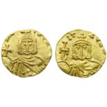 Nicephorus I with Stauracius (802-811), Semissis, Syracuse, AD 803-811; AV (g 1,81; mm 14; h 6); [