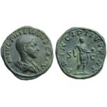 Philip II, as Caesar (Philip I, 244-249), Sestertius, Rome, AD 244-246; AE (g 21,10; mm 30; h 1);