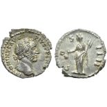 Antoninus Pius (138-161), Denarius, Rome, AD 151-154; AR (g 3,11; mm 18; h 6); ANTONINVS AVG -