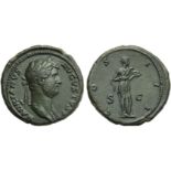 Hadrian (117-138), As, Rome, AD 134-138; AE (g 12,86; mm 28; h 6); HADRIANVS - AVGVSTVS P P,